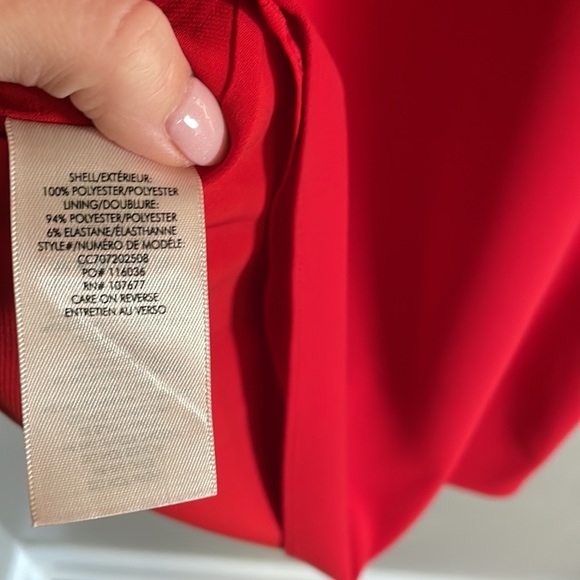 ALICE & OLIVIA perfect red dress like new - Picture 8 of 9